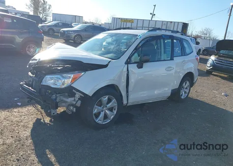 2016 Subaru Forester 2.5I z USA, uszkodzony, nr VIN JF2SJABC6GH410172